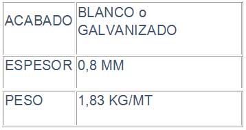 Hierros Carrasco Perfil puerta basculante